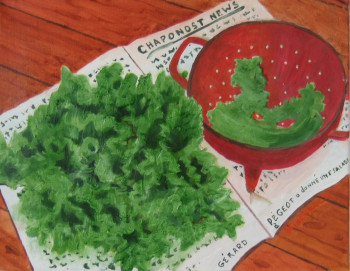 Œuvre contemporaine nommée « salade gp », Réalisée par STINCKWICH