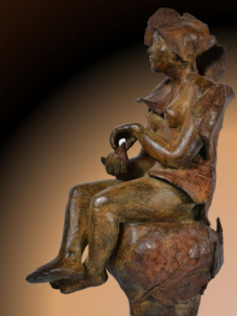 Œuvre contemporaine nommée « la femme figue », Réalisée par KARINE VAN ROY