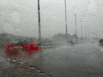 Œuvre contemporaine nommée « Juillet en Slovaquie à travers l'orage », Réalisée par CAROLINE VIANNAY