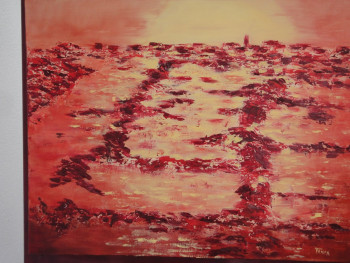 Œuvre contemporaine nommée « Marais salants de Guérande », Réalisée par TANIA BERNARD-SCHUGALTE