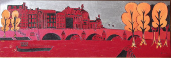 Œuvre contemporaine nommée « Le Pont Royal », Réalisée par FABIE