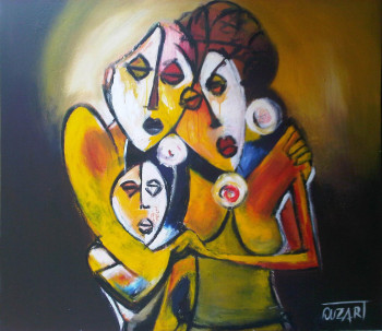 Œuvre contemporaine nommée « amour 1 », Réalisée par OUZART