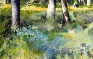 Œuvre contemporaine nommée « " Promenade en forêt de Rambouillet " Détail n°4 », Réalisée par VAL.H