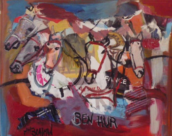 Œuvre contemporaine nommée « Ben Hur II », Réalisée par MARTINE HAGEGE BLAJMAN