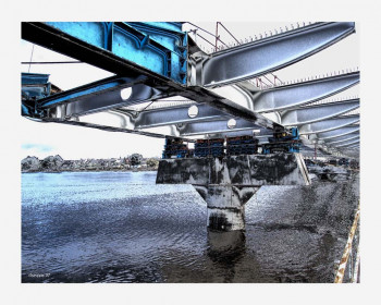 Un pont surgi des flots Sur le site d’ARTactif