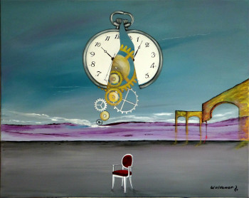Œuvre contemporaine nommée « Le temps de l'homme », Réalisée par WALDEMAR NOBRE