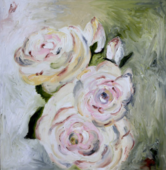 Œuvre contemporaine nommée « Roses », Réalisée par CHRISTINE REDER