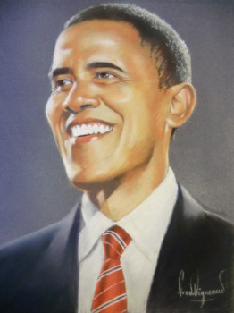 Œuvre contemporaine nommée « president Obama », Réalisée par FRéDéRIC VIGNEAUD