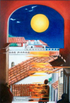 Œuvre contemporaine nommée « Midnight Sun », Réalisée par LORENA BOWSER