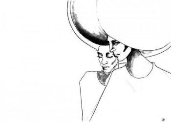 Œuvre contemporaine nommée « Noir et Blanc 312 », Réalisée par DOMINIQUE AUSSENAC-KHALDI
