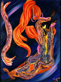 Œuvre contemporaine nommée « Sirena », Réalisée par NADODO