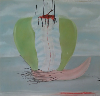 Œuvre contemporaine nommée « Pomme », Réalisée par SEILA KONG