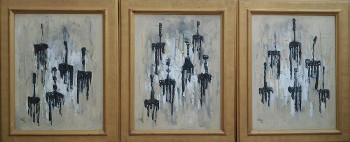 Œuvre contemporaine nommée « Reflet de la société », Réalisée par EGIDE BEZEYAME NSHOLE