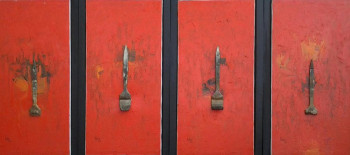 Œuvre contemporaine nommée « Effort », Réalisée par EGIDE BEZEYAME NSHOLE
