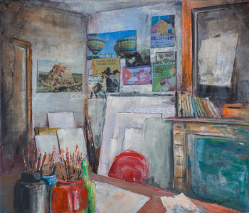 Œuvre contemporaine nommée « L'atelier », Réalisée par THIERRY MERGET