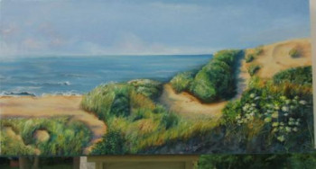 Œuvre contemporaine nommée « Sentier des dunes », Réalisée par DANIELLE DE BLOCK