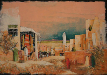 Œuvre contemporaine nommée « " Maroc 2 " », Réalisée par JAMES BURGEVIN