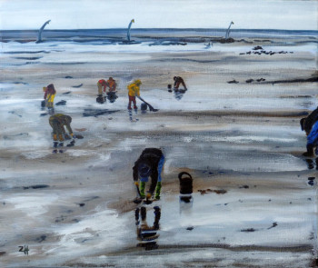 Œuvre contemporaine nommée « Noirmoutier 2 », Réalisée par JEAN-FRANçOIS ZANETTE