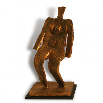 Œuvre contemporaine nommée « Vénus dansante dorée 1 », Réalisée par JEAN-MICHEL GARES