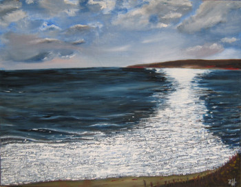 Œuvre contemporaine nommée « Eclaircie sur mer / Bright interval on the sea / Schiarita sul mare », Réalisée par JEAN-FRANçOIS ZANETTE