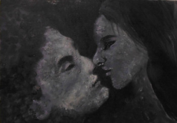Œuvre contemporaine nommée « Effet d'un baiser », Réalisée par GALERIEDENAT