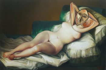 Œuvre contemporaine nommée « LA DORA DESNUDA », Réalisée par BRUET