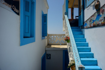 L'ESCALIER BLEU (KARPATHOS) Sur le site d’ARTactif