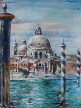 Œuvre contemporaine nommée « Venezia, palais des Doges, amarrage. », Réalisée par JEAN-LUC CELCE