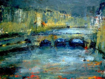 Œuvre contemporaine nommée « Les quais de Seine », Réalisée par GUILLOU