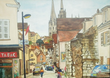 Œuvre contemporaine nommée « Chartres », Réalisée par JOëL