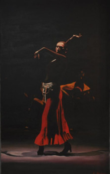 Œuvre contemporaine nommée « Danseuse de flamenco », Réalisée par GABRIEL MONTOYA