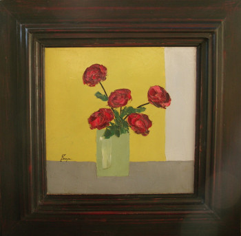 Œuvre contemporaine nommée « Vase aux Roses », Réalisée par ASCOPA