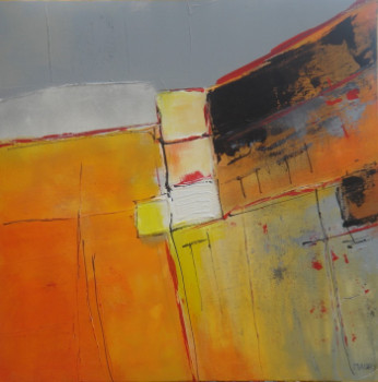 Œuvre contemporaine nommée « EMPREINTE BEAUCERONNE I », Réalisée par MIREILLE MAURY