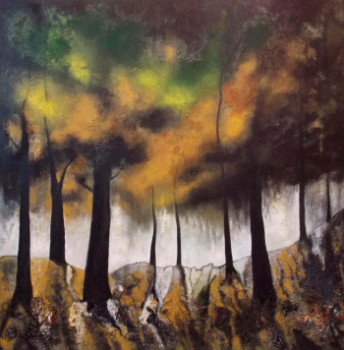 Œuvre contemporaine nommée « Lost in the woods », Réalisée par ISABELLE AMANTE