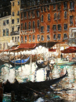 Œuvre contemporaine nommée « Venezia, riva del vin », Réalisée par JEAN-LUC CELCE