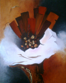 Œuvre contemporaine nommée « Fleur d'Artifice », Réalisée par TILOU