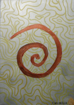 Œuvre contemporaine nommée « spirale », Réalisée par DAUTHEVILLE