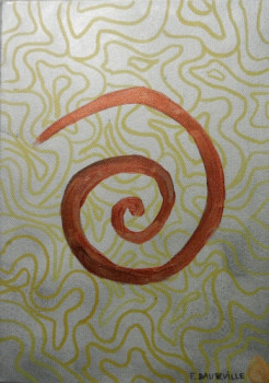 Œuvre contemporaine nommée « spirale », Réalisée par DAUTHEVILLE