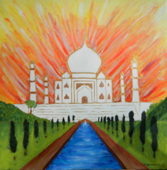 Œuvre contemporaine nommée « taj mahal », Réalisée par DAUTHEVILLE