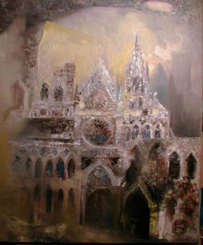 Œuvre contemporaine nommée « Cathedrale », Réalisée par OXANA ZAIKA