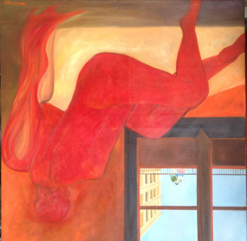 Œuvre contemporaine nommée « fenêtre », Réalisée par FRANçOISE COEURET