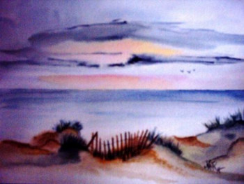 Œuvre contemporaine nommée « dunes à quend-plage », Réalisée par NATKA