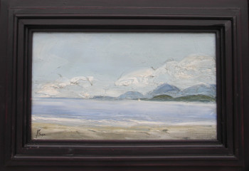Œuvre contemporaine nommée « Voile Golfe de St Florent », Réalisée par ASCOPA