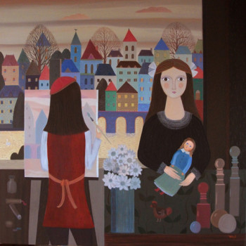 Œuvre contemporaine nommée « l'atelier », Réalisée par CHRISTIAN VATAN