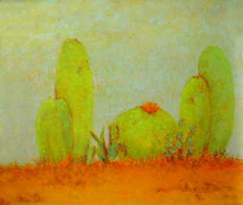 Œuvre contemporaine nommée « CACTUS », Réalisée par PIA CANTOS FLORIDOS