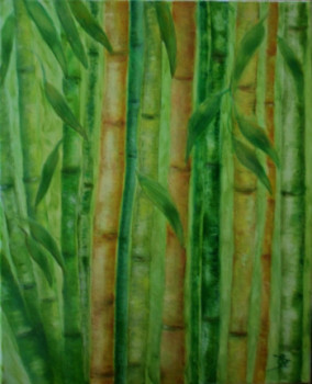Œuvre contemporaine nommée « Bambous », Réalisée par CBC