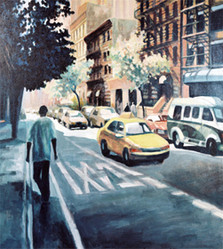 Œuvre contemporaine nommée « New York "48ème rue" », Réalisée par MAXENCE GERARD