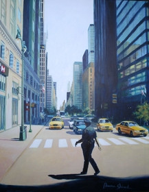 Œuvre contemporaine nommée « "Taxis sur Park Avenue" », Réalisée par MAXENCE GERARD