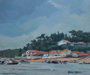 Œuvre contemporaine nommée « Bassin d'Arcachon  N°1 », Réalisée par MAXENCE GERARD