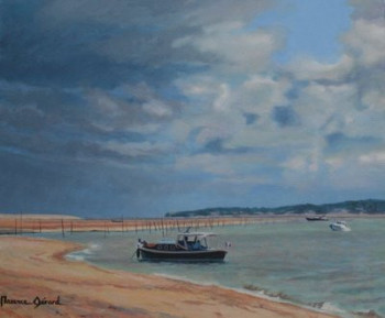 Œuvre contemporaine nommée « Bassin d'Arcachon  N°5 », Réalisée par MAXENCE GERARD